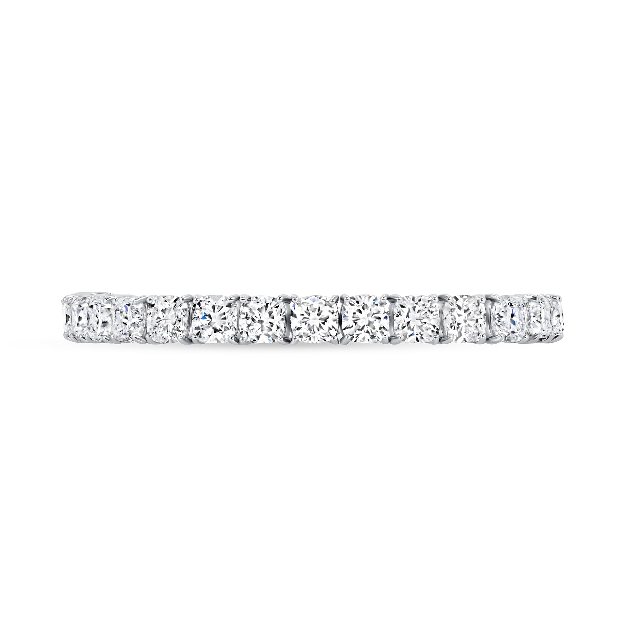 7" 4-Prong Lab Grown Diamond Tennis Bracelet 14K Gold
