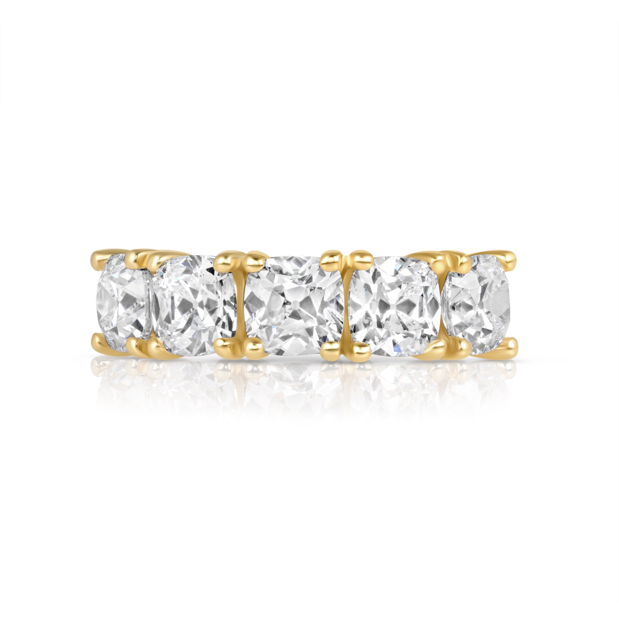 Antique Cushion Diamond Engagement Ring