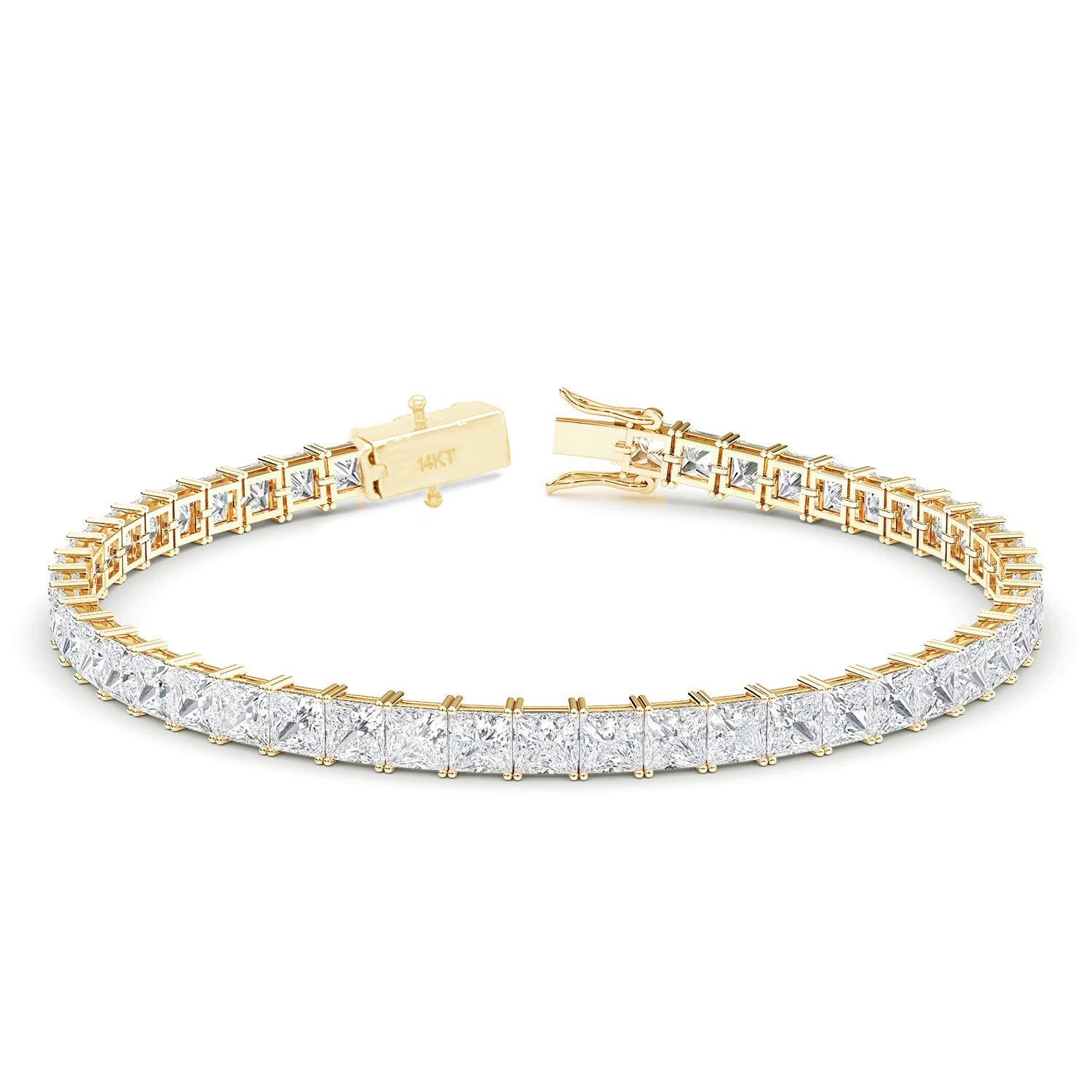 Princess Diamond Tennis Bracelet (7.24 ct. tw.) 14 Karat Gold