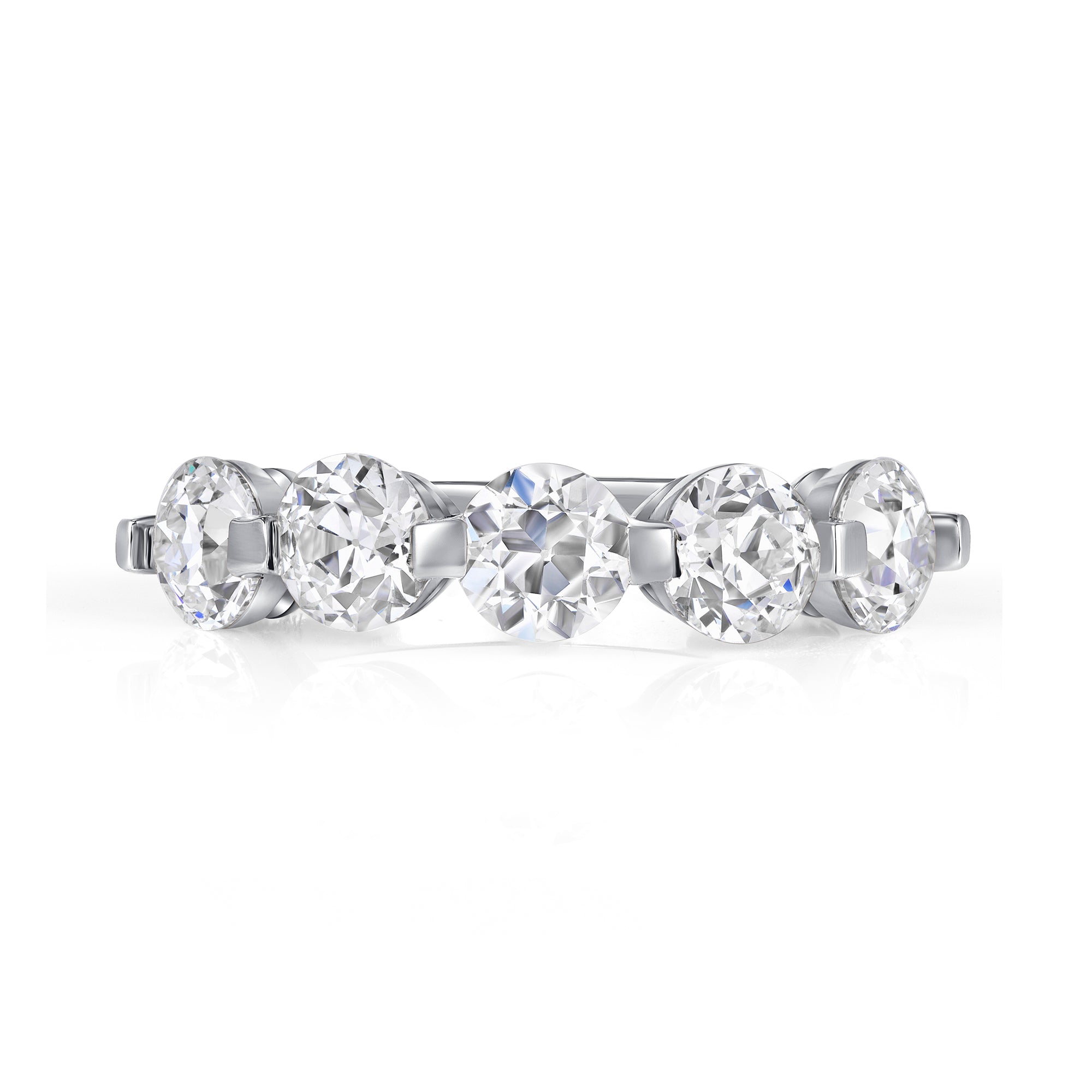Lab Grown Diamond Five Stone Band
