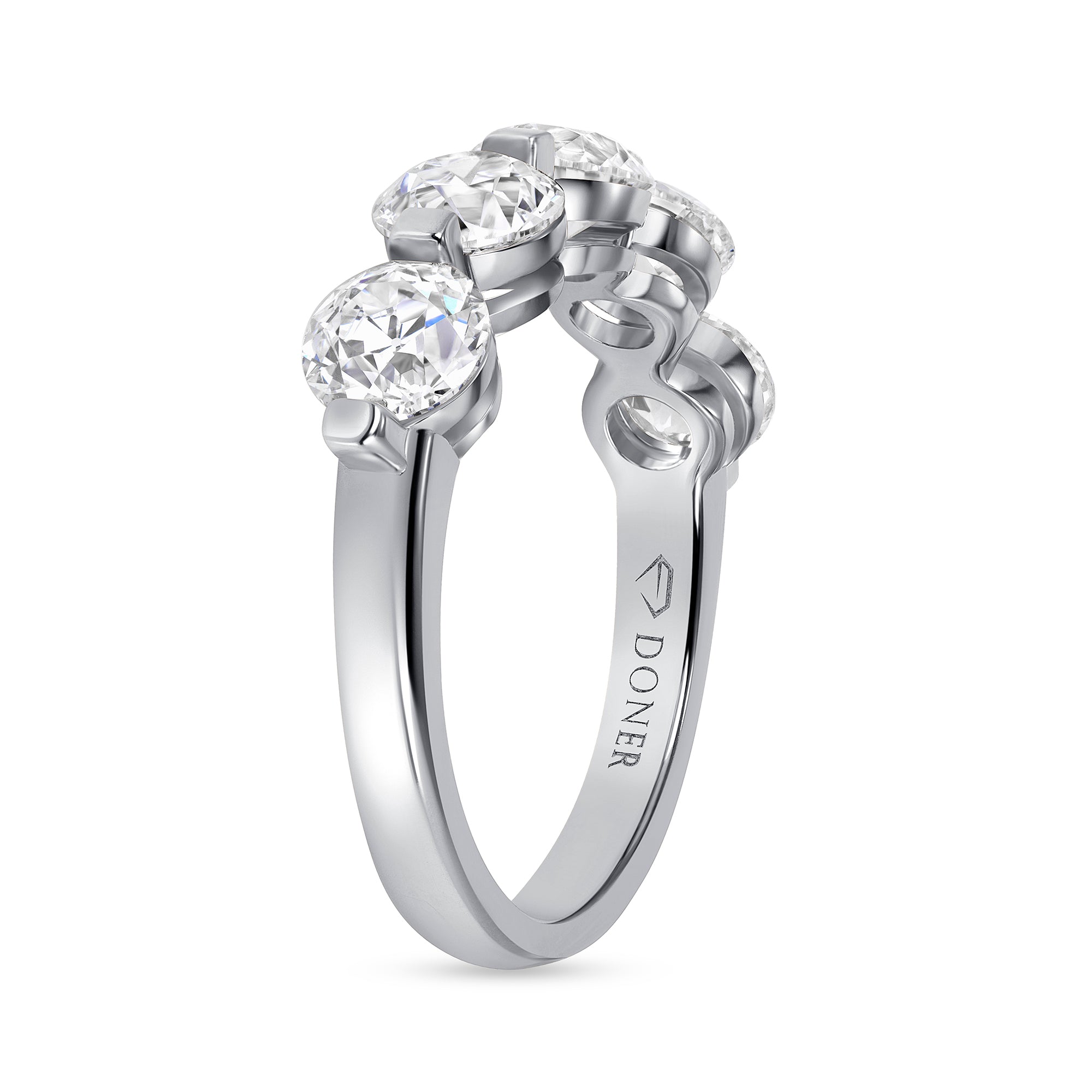 Lab Grown Diamond Five Stone Band