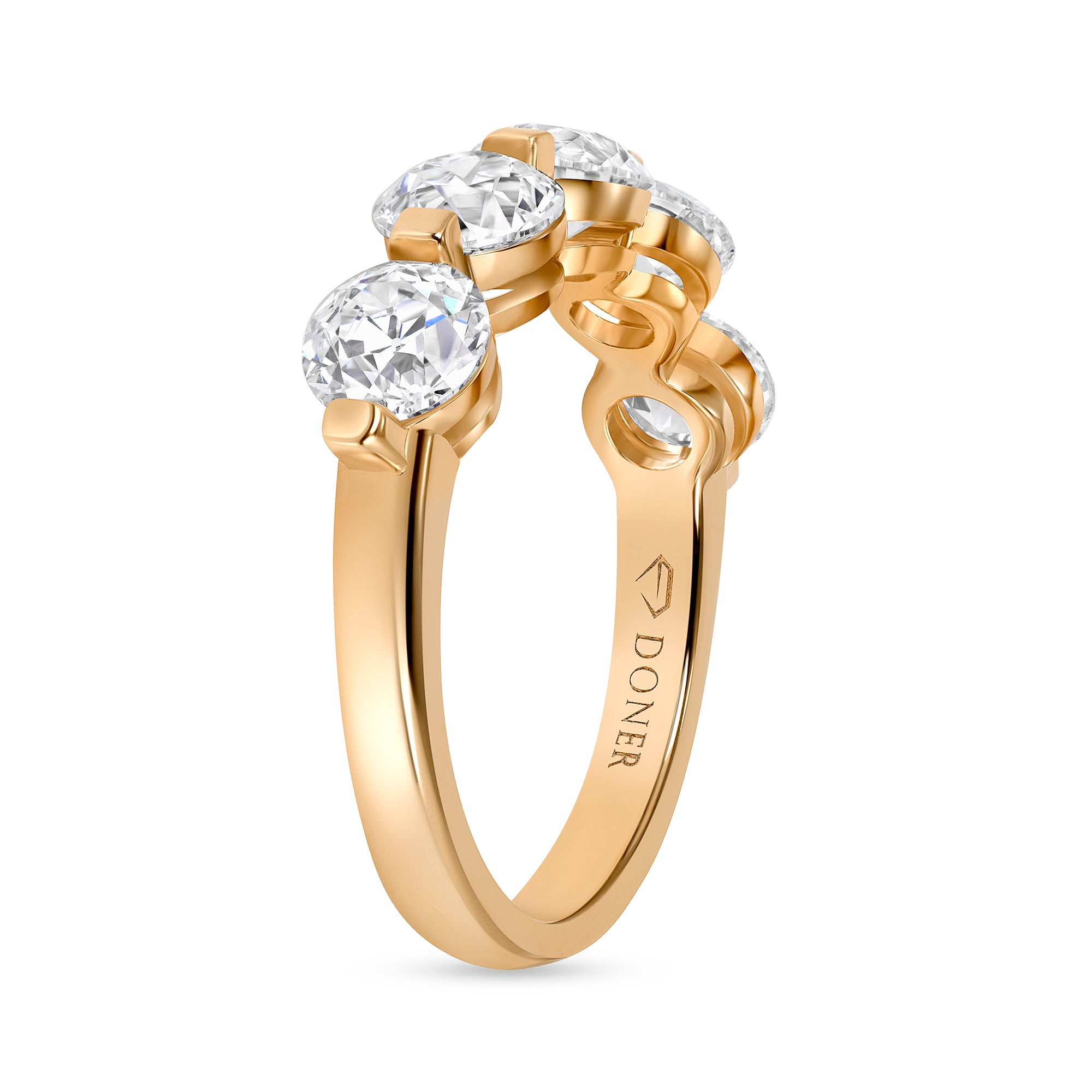 Lab Grown Diamond Five Stone Band