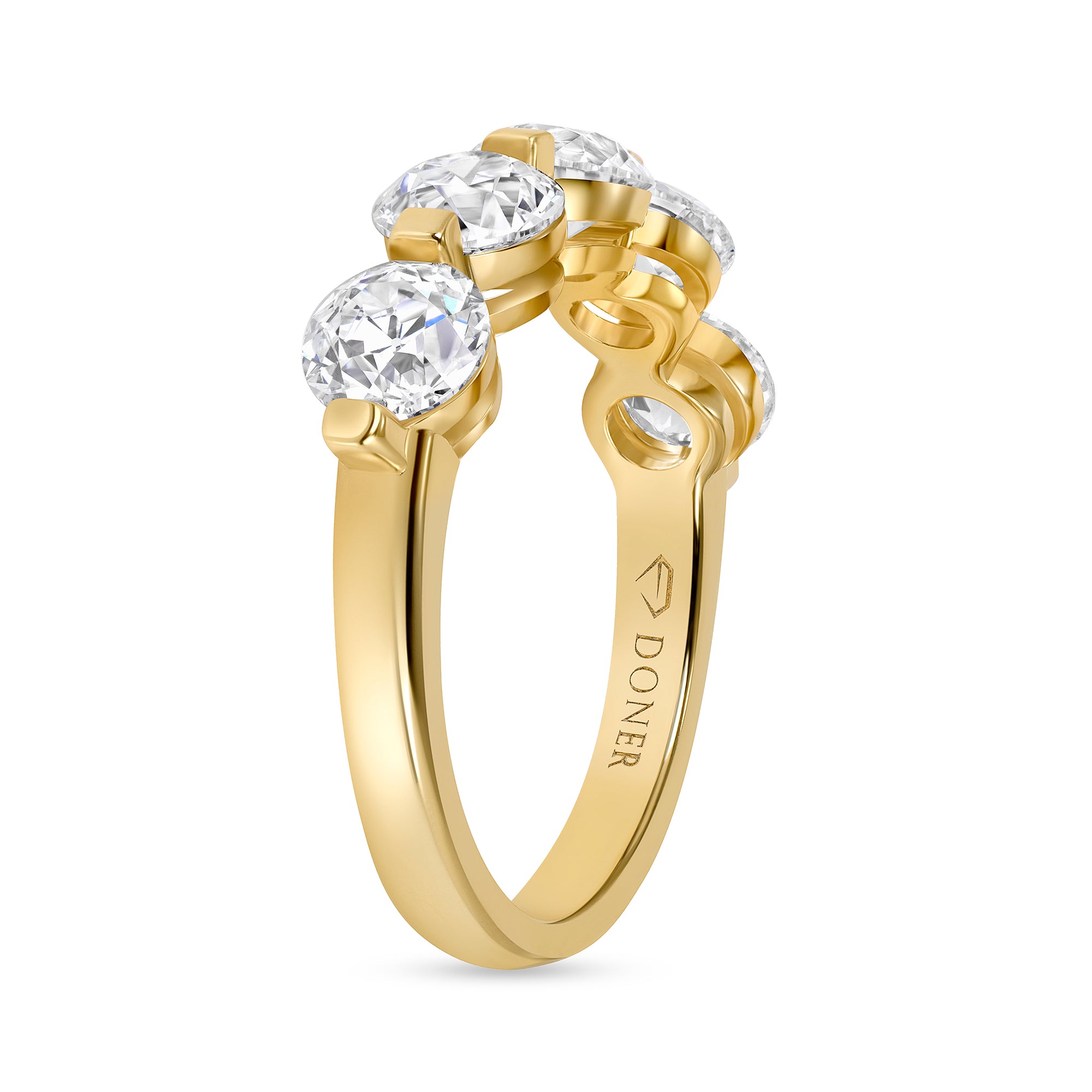 Lab Grown Diamond Five Stone Band