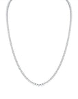 Small Graduated Tennis Necklace