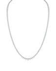 Small Graduated Tennis Necklace