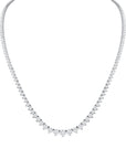 Small Graduated Tennis Necklace
