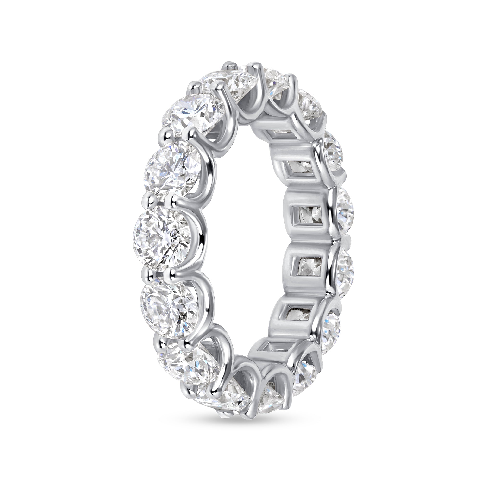 Windowed Round Eternity Band 14k Gold