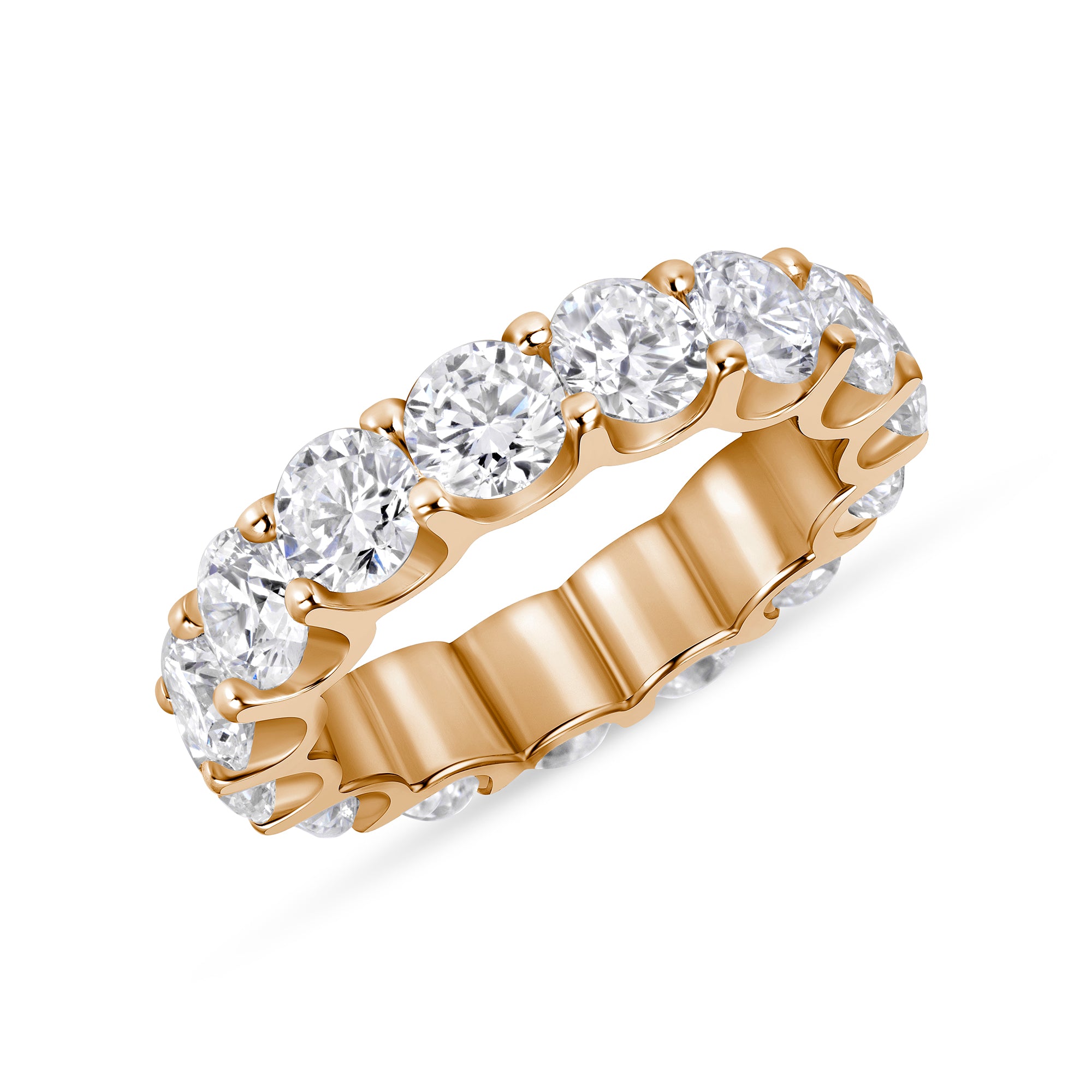 Round Eternity Band 14k Gold