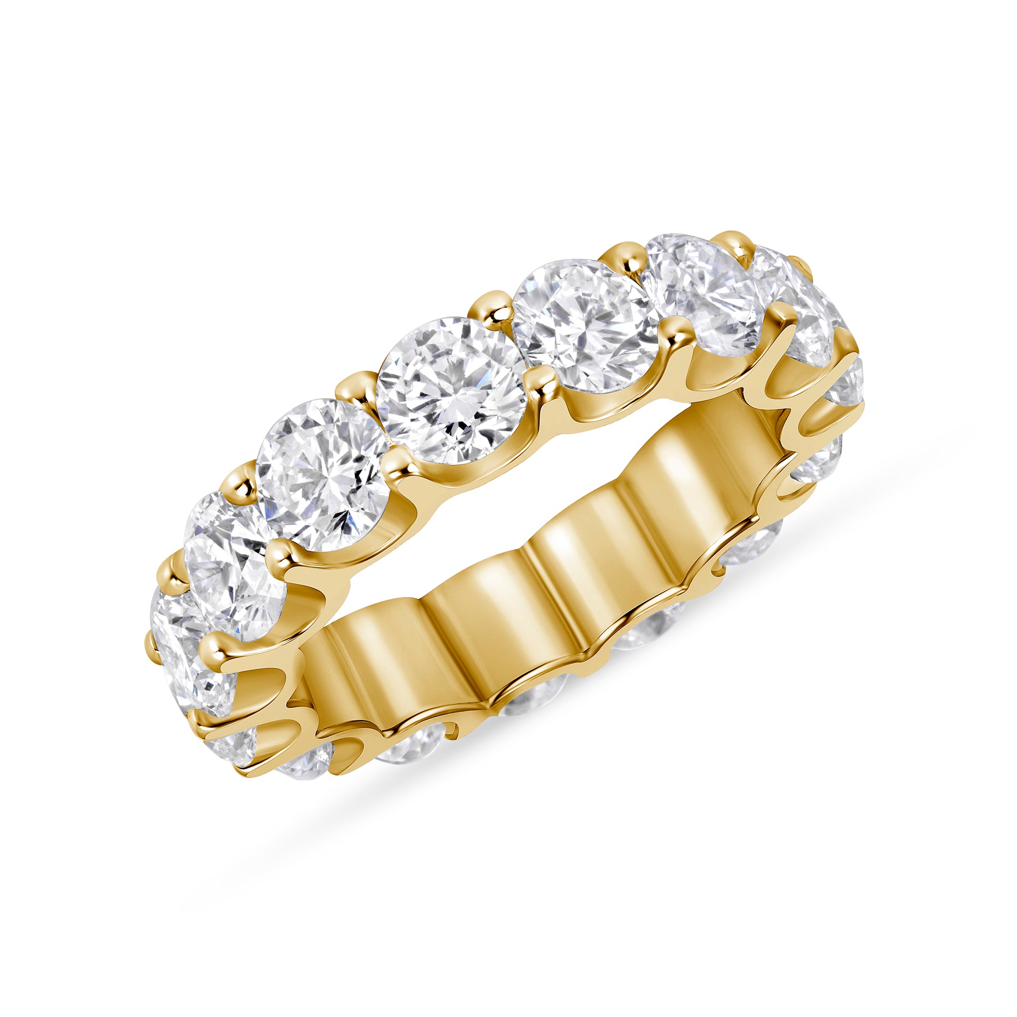 Round Eternity Band 14k Gold