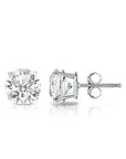 4 Prong Basket Stud Earring 14K Gold