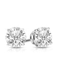 4 Prong Basket Stud Earring 14K Gold