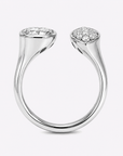 Cushion & Marquise Lab-Grown Diamond Toi et Moi Ring in 14K Gold