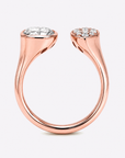 Cushion & Marquise Lab-Grown Diamond Toi et Moi Ring in 14K Gold