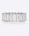 Lab Grown Diamond White Gold Baguette Eternity Band