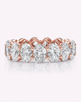 Oval Cut Lab Grown Diamond Eternity Band – Full Eternity Wedding Ring
