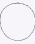 Lab-Grown Diamond Gold Tennis Necklace