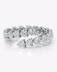 Heart Shape Lab Grown Diamond Eternity Band