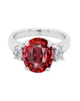 4ct Ruby Diamond Ring 14K Gold