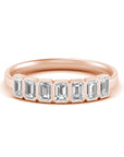 7 Emerald Lab Grown Diamond Half Eternity