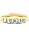7 Emerald Lab Grown Diamond Half Eternity