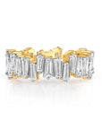 Tapered Baguette Lab Grown Diamond Ring 14K Gold