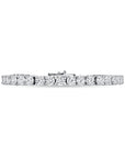 7" 4-Prong Lab Grown Diamond Tennis Bracelet 14K Gold