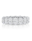 8ct Oval Lab Grown Diamond Eternity Ring in 14K Gold