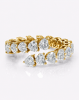 Heart Shape Lab Grown Diamond Eternity Band