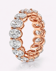 Oval Cut Lab Grown Diamond Eternity Band – Full Eternity Wedding Ring