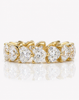 Heart Shape Lab Grown Diamond Eternity Band in 14K Gold
