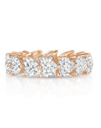 Heart Shaped Lab Diamond Eternity Ring