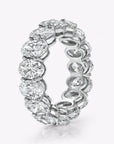 Oval Cut Lab Grown Diamond Eternity Band – Full Eternity Wedding Ring