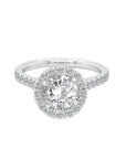 2.15Ct Round Lab Grown Diamond Ring 14K Gold