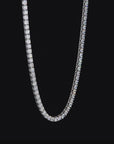 Lab-Grown Diamond Gold Tennis Necklace