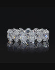 Oval Cut Lab Grown Diamond Eternity Band – Full Eternity Wedding Ring