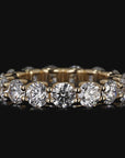 Windowed Round Eternity Band 14k Gold