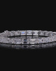 Lab Grown Emerald Diamond Tennis Bracelet (23.45CT) 14 Karat Gold